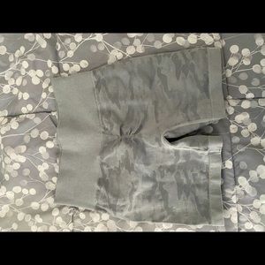 Gray Camo Shorts